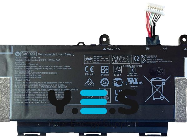 Батарея (оригінал) для HP EliteBook X360 830 G7 830 G8 CX03XL 11.55V 4400mAh (53Wh)