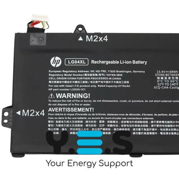 Батарея (оригінал) для HP Pavilion 15-CS серії - LG04XL HSTNN-IB8S L32535-141 15.4V 4175mAh (68Wh)