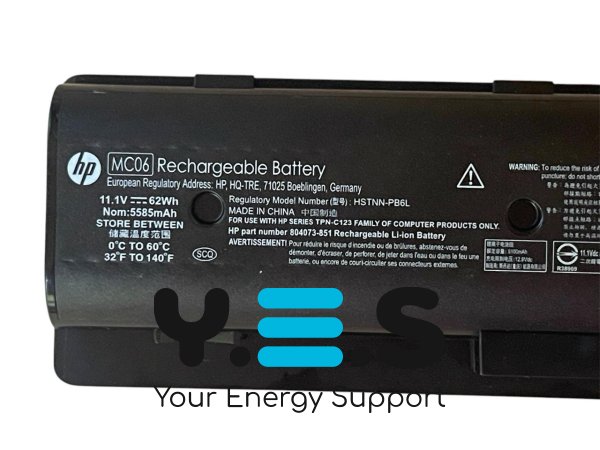 Батарея (оригінал) для HP Envy 15-AE000 17-N000 17-R000 M7-N000 MC06 11.1V 5585mAh (62Wh)