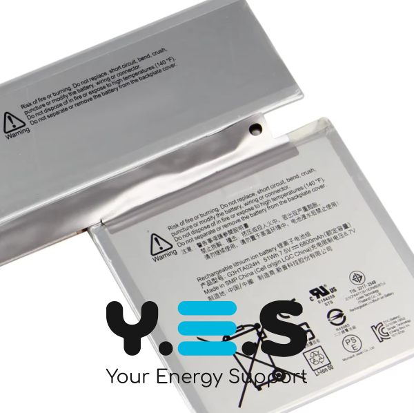 Батарея (оригінал) для Microsoft Surface Book Gen1 Gen2 13.5"  G3HTA024H 10.8V 4400mAh (47Wh)