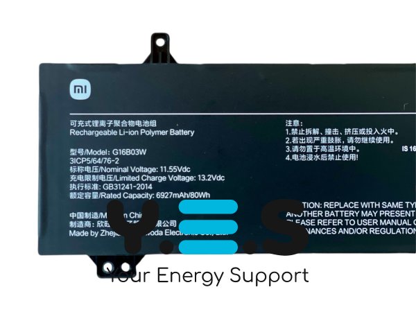 Батарея (оригінал) Xiaomi G16B03W ( Xiaomi Redmi G Pro 2022, Redmi G 2021 ) 11.55V 6927mAh (80Wh)