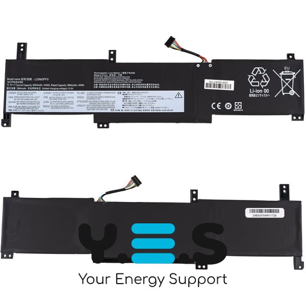 Батарея для LENOVO IdeaPad 3 14ITL6, 3 15ITL6, 3 17ITL6 L20M3PF0  11.1V 45Wh