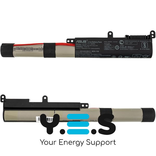 Батарея (оригінал) для ASUS A31N1601 (X541SA, X541SC, X541UA, X541UV) 10.8V 2600mAh 28Wh