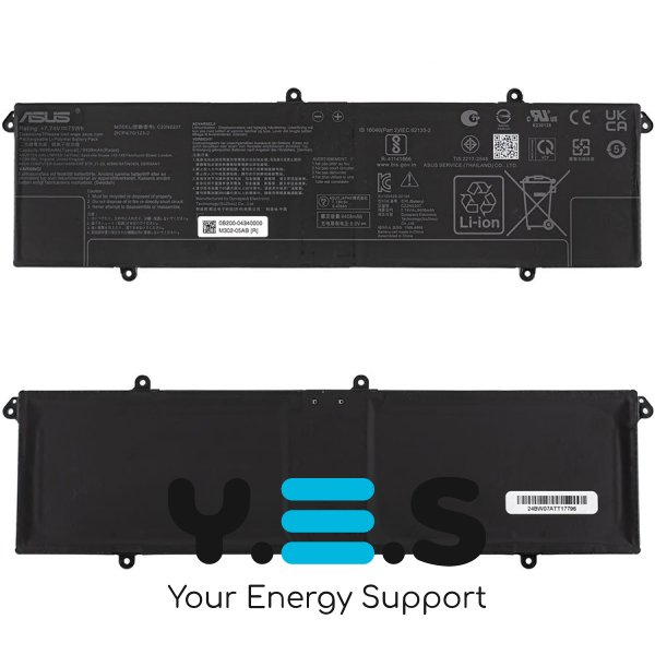 Батарея (оригінал) для ASUS K5504VN, K5504VA C22N2207 7.74 9690mAh 75Wh