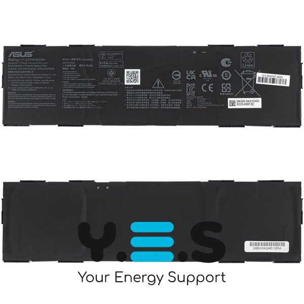 Батарея (оригінал) для  ASUS B5404CMA, B3404CVF, B5604CVA C31N2205 11.61V 5425mAh 63Wh