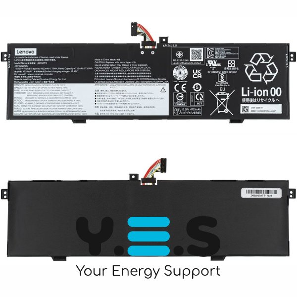 Батарея (оригінал) для Lenovo Yoga Pro 9 14IRP8 L22С4PF6 15.56 4820mAh 75Wh