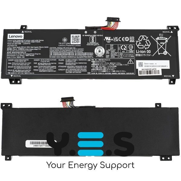 Батарея (оригінал) для LENOVO LOQ 15IRH8, 15APH8 L22D4PA0 15.44V 3886mAh 60Wh