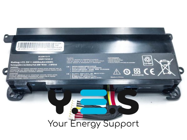 Батарея для ASUS G752, G752VT, G752VL, G752VY, GFX72 A32N1511 11.1V 4400mAh 49Wh