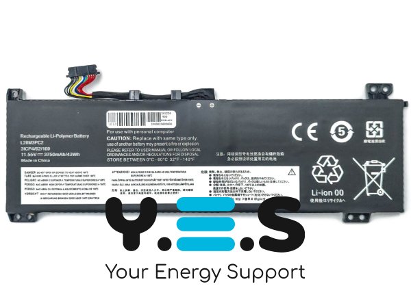 Батарея для Lenovo Gaming 3 15IHU6 15ACH6 Legion 5-15ITH6 15ACH6A L20M3PC2 L20С3PC2, L20D3PC2 11.55V 3750mAh 43W