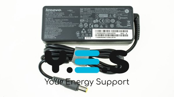 Оригінальний блок живлення для ноутбука Lenovo 90W 20V 4.5A (7.9×5.5мм з піном) чорний RECTANGULAR