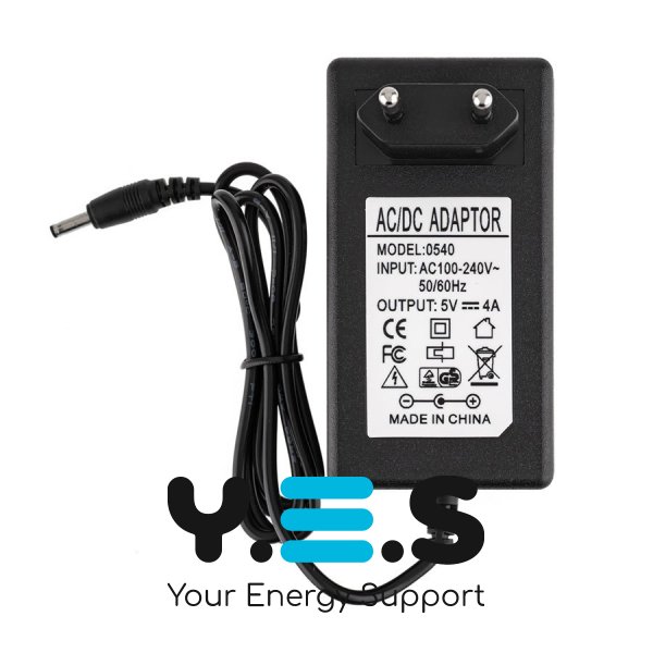 Блок живлення для пристроїв Lenovo 20W 5V 4A (3.5×1.35мм) чорний OEM