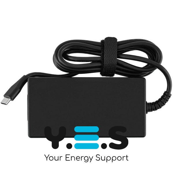 Оригінальний блок живлення для ноутбука Acer 100W (USB Type-C) чорний, прямокутний корпус