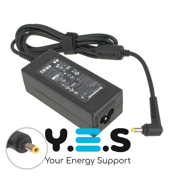 Блок живлення для ноутбуків Lenovo 45W 20V 2.25A (4.0×1.7мм, L-образний, чорний, RECTANGULAR) – для IdeaPad 100S, S21e, B50-10, Flex 3