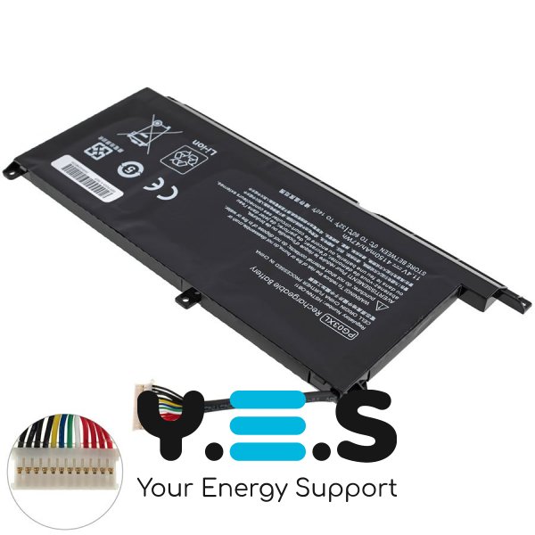 Акумулятор PG03XL (v2) для HP Pavilion Gaming 15-DK / Spectre X360 15-AP / 15T-AP — 11.4V, 4150мАг, Чорний