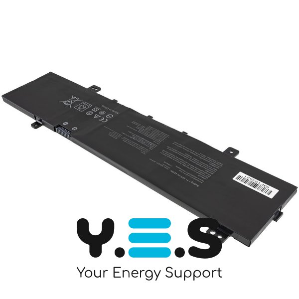 Акумулятор B31N1631 для ASUS VivoBook X505 / F505 — 11.52V, 3653мАг, 42Wh (Чорний)