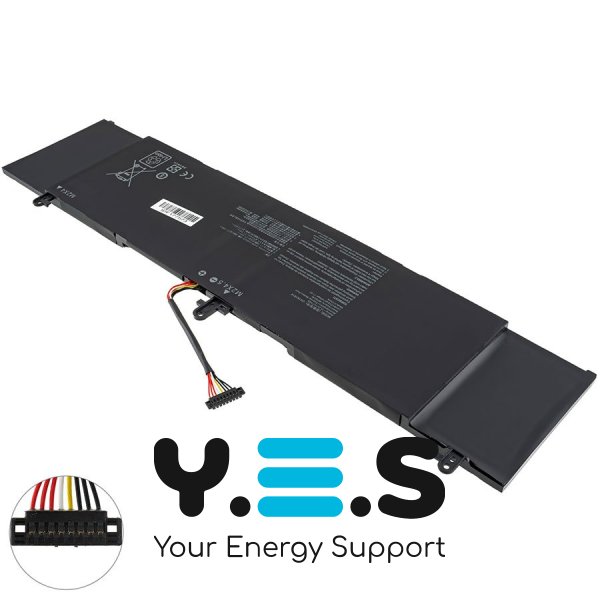 Акумулятор C41N1814 для ASUS ZenBook 15 UX533FD / UX533FN — 15.2V, 4670мАг, 71Wh (Чорний)