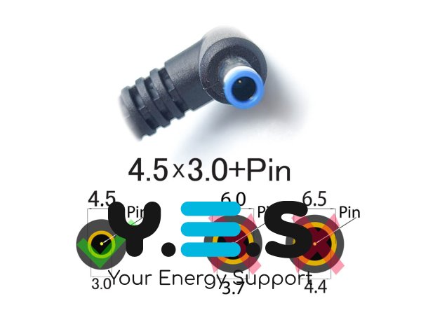 Original 90W 4.5x3.0+Pin Blue 19.5V 4.62A блок живлення для HP