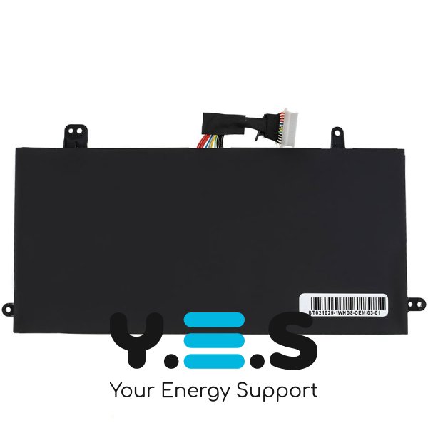 Батарея для ноутбука DELL 1WND8 (Latitude 5285) — 11.4V, 2760mAh, чорна