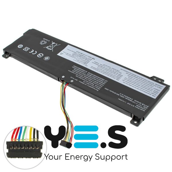 Батарея для ноутбука LENOVO IdeaPad V130-15IKB, V330-14ARR, V530-15IKB — 7.6V, 30Wh, чорна (L17L2PB3)