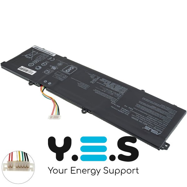 Оригінальна батарея для ноутбука ASUS C31N1905 LONG CABLE (VivoBook X1704ZA) — 11.55V, 4335mAh, 50Wh, чорна