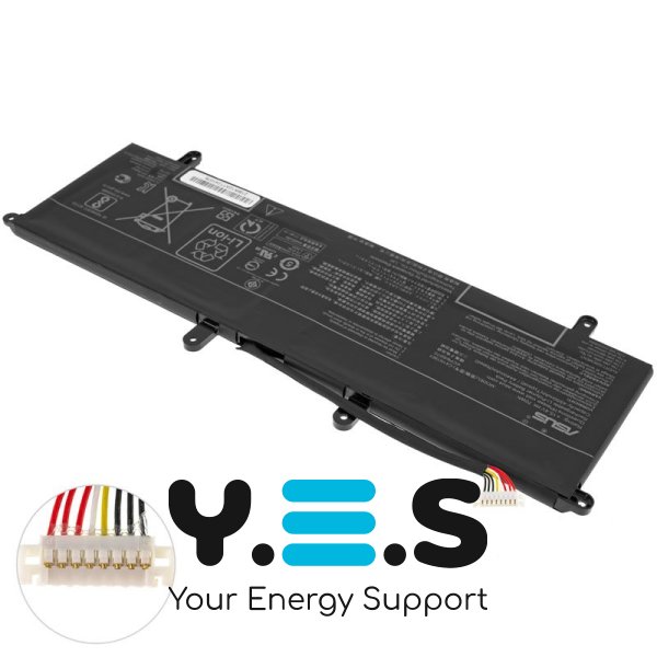 Оригінальна батарея для ноутбука ASUS C41N1901 (ZenBook Duo UX481FA, UX481FL) — 15.4V, 4550mAh, 70Wh, чорна