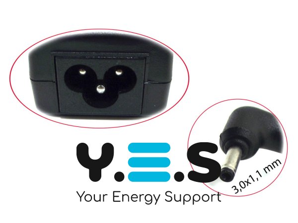 Блок живлення для ноутбуків Samsung NP300E5C / NP300E5X / NP305E5A / NP355V5C / NP-R519 / NP-R520 / NP-R540 / NP-RV511 / NP-RV520 / NP300V5A 19V 3.16A 60W (5.5x3.0+Pin) ORIGINAL