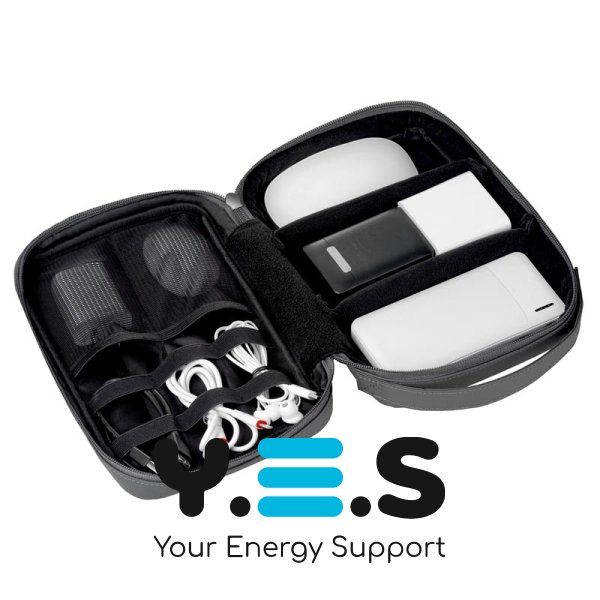 Сумка-органайзер сіра для гаджетів Hoco GM106 Multifunctional digital storage bag