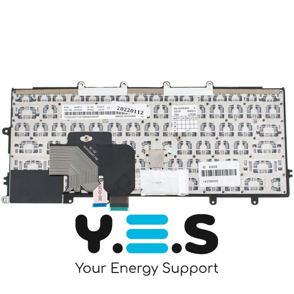 Клавіатура для ноутбука Lenovo ThinkPad X240, X240S, X240i, X250 — чорна, російська розкладка