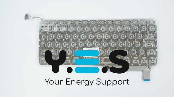 Клавіатура APPLE MacBook Pro A1286 (2009–2012) — чорна, російська розкладка, велика клавіша Enter