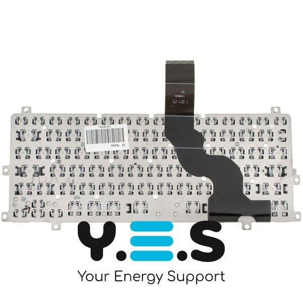 Клавіатура для ноутбука DELL (Inspiron 3157, 3158) — чорна, російська розкладка, без рамки