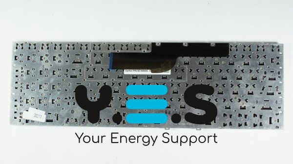 Клавіатура для ноутбука Samsung (NP270, NP300E5V, NP350, NP355, NP550) — чорна, російська розкладка, без рамки