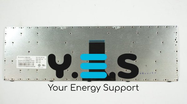 Клавіатура для ноутбука Lenovo M5400, B5400 — чорна, російська розкладка, чорна рамка