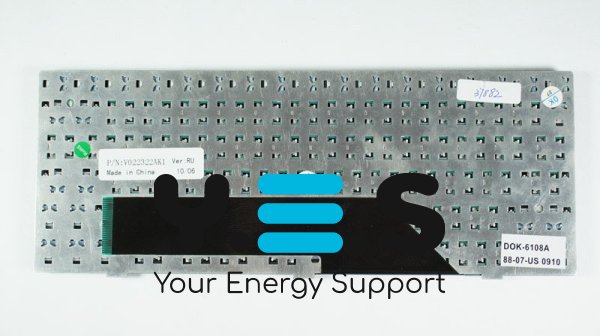 Клавіатура для ноутбука MSI (U135, U160) — чорна, російська розкладка