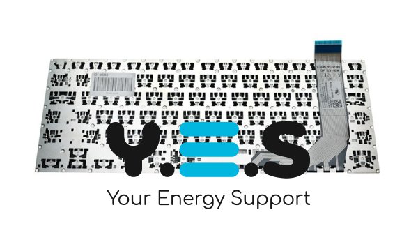 Клавіатура для ноутбука ASUS X407 — чорна, російська розкладка, без кадру