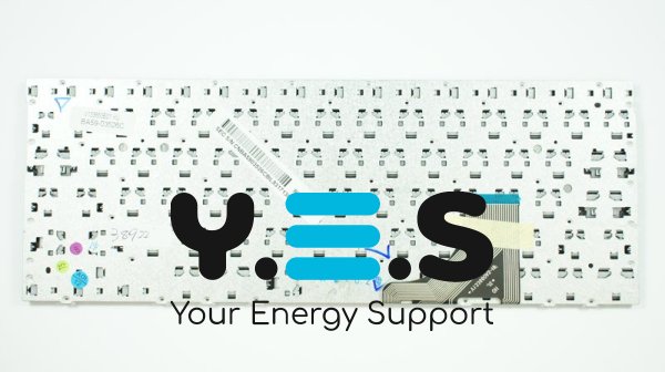 Клавіатура для ноутбука Samsung (NP530V3, NP535V3, NP530U3, NP535U3) — чорна, російська розкладка, без рамки