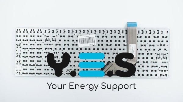 Клавіатура для ноутбука ASUS X542 — чорна, російська розкладка, без рамки