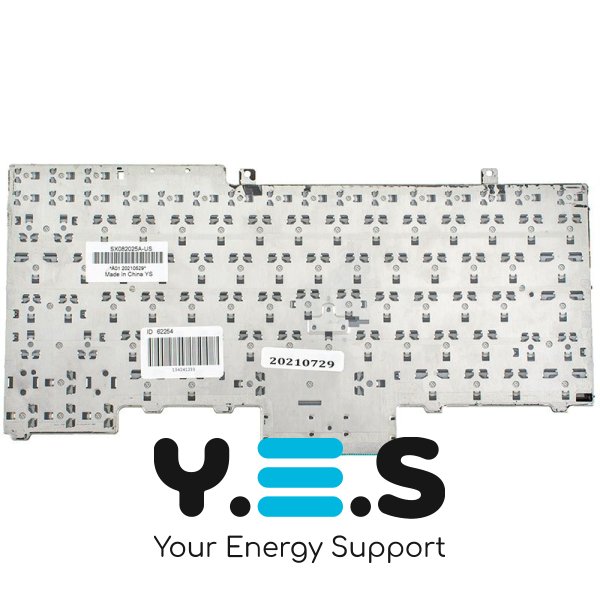 Клавіатура для ноутбука DELL (Latitude: E6400, E6410) — чорна, російська розкладка