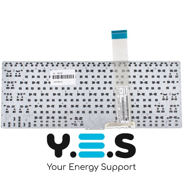 Клавіатура для ноутбука ASUS S300, S301 — чорна, російська розкладка, без фрейма