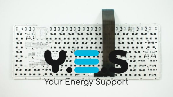 Клавіатура для ноутбука ASUS X401, X450 — чорна, російська розкладка, без кадру, з кріпленнями