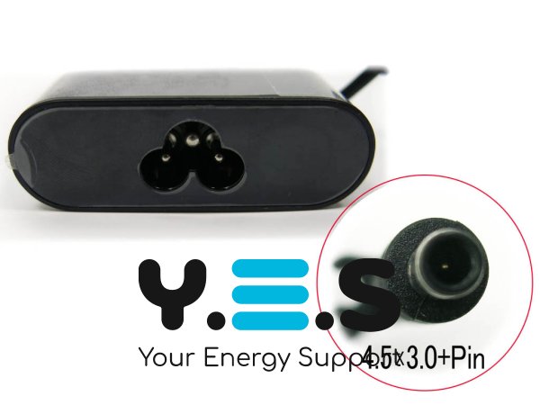 Original 65W 4.5x3.0+pin блок живлення OVALE для Dell (19.5V 3.34A)