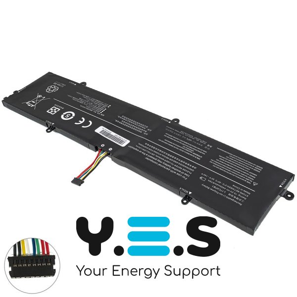 Батарея до ноутбуків LENOVO L17C4PB1 (IdeaPad 720S-15IKB) 15.2V 4400mAh 67Wh чорний колір