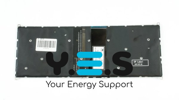 Клавіатура до ноутбуку ACER (AS: SP513-52) російська розкладка, чорний колір, без фрейму, підсвітка клавіш