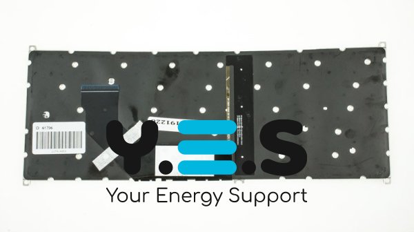 Клавіатура до ноутбуку ACER (AS: SF514-51) українська розкладка, чорний колір, без фрейму, підсвітка клавіш (Оригінал)