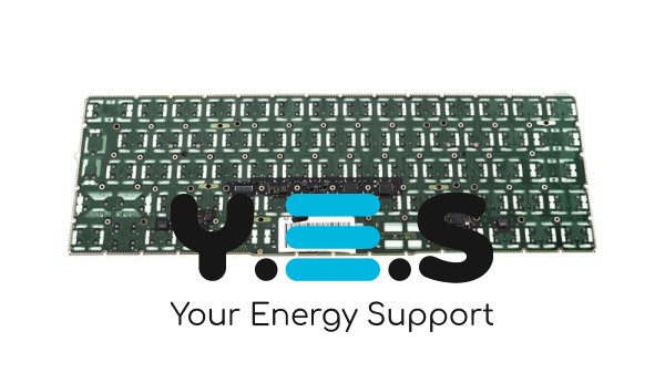 Клавіатура до ноутбуку APPLE (MacBook Pro Retina: A1706, A1707 (2016-2017)) російська розкладка, чорний колір, BIG Enter, підсвітка клавіш (Оригінал)