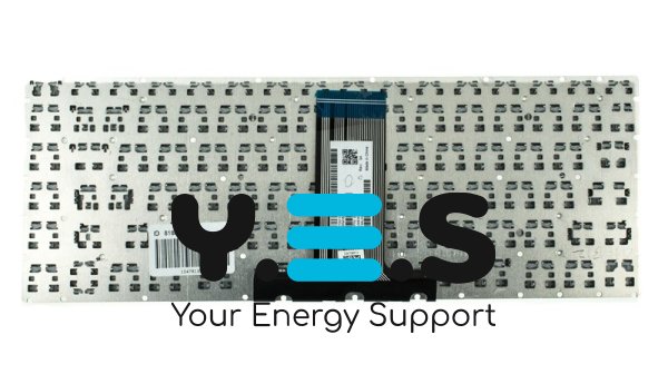 Клавіатура до ноутбуку HP (240 G6, 245 G6) російська розкладка, сріблястий колір, без фрейму