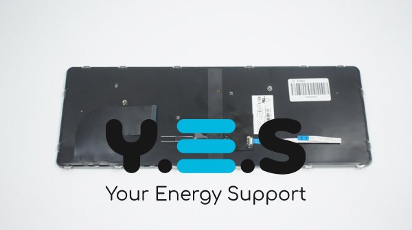 Клавіатура до ноутбуку HP (EliteBook: 840 G3) російська розкладка,  сріблястий колір frame, підсвітка клавіш, с джойстиком