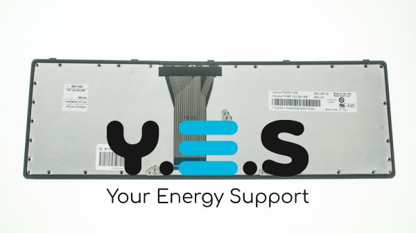 Клавіатура до ноутбуку LENOVO (Flex 15, Flex 15D, G500s, G505s, S510p) російська розкладка, чорний колір, чорний колір frame (Оригінал)