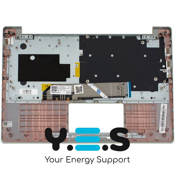 Клавіатура до ноутбуку LENOVO (IdeaPad 120S-11IAP Keyboard+передняя панель) російська розкладка, сріблястий колір