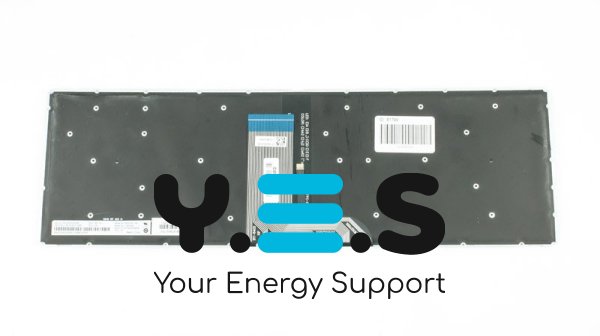 Клавіатура до ноутбуку LENOVO (IdeaPad: 700-15ISK, 700-17ISK), російська розкладка, чорний колір, без фрейму, підсвітка клавіш