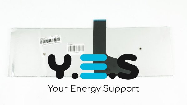 Клавіатура до ноутбуку Toshiba (Satellite: C50, C50D, C55, C55D) російська розкладка, білий колір (chiclet)